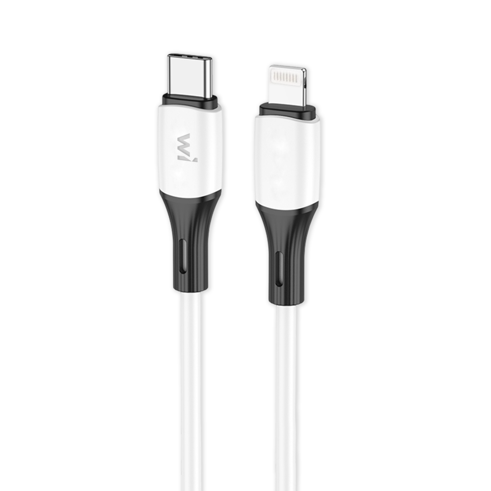 Кабель Wibrand Mamba USB-C to Lightning 20W White