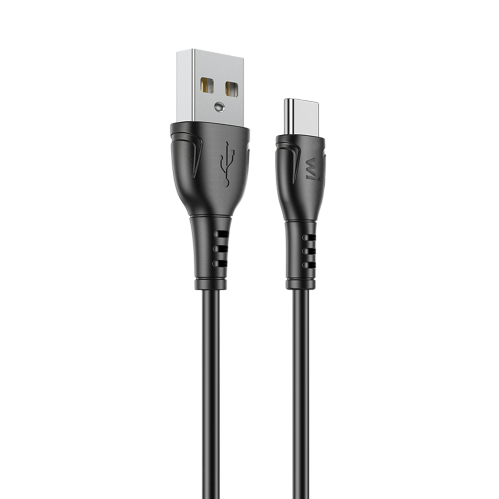 Кабель Wibrand Boa для зарядки та передачі даних Type-C 1м Black