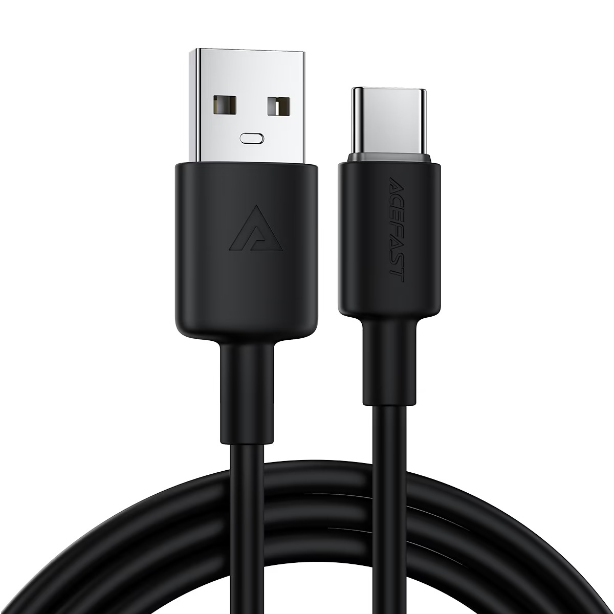Кабель ACEFAST C25-04 USB-A to USB-C silicone charging data cable Black