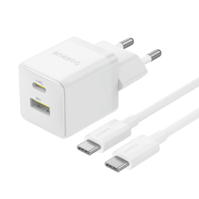 Мережевий зарядний пристрій Baseus Palm Fast Charger 30W Moon White