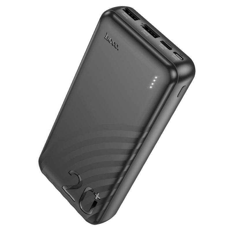 Зовнішній акумулятор HOCO J123A Element 20000mAh Black