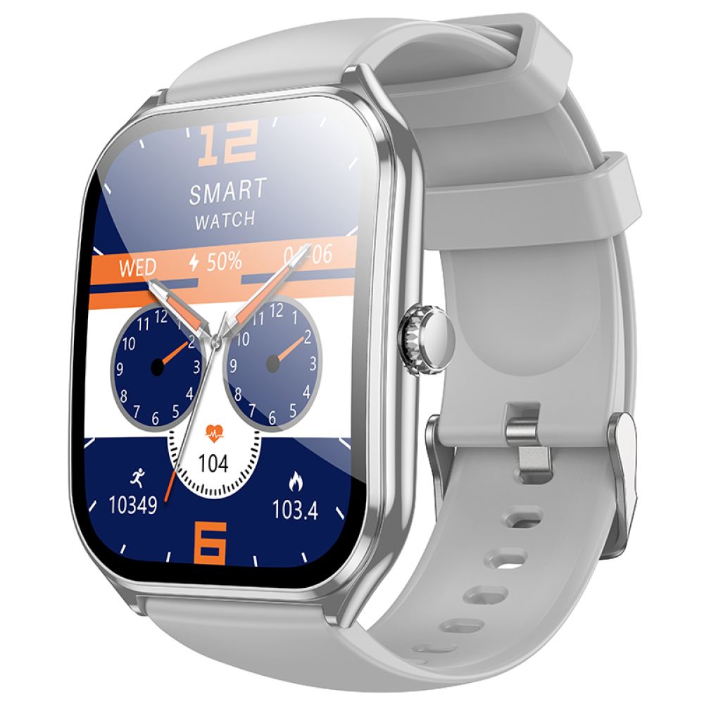 Смарт-годинник HOCO Y28 AMOLED 49mm сріблястий