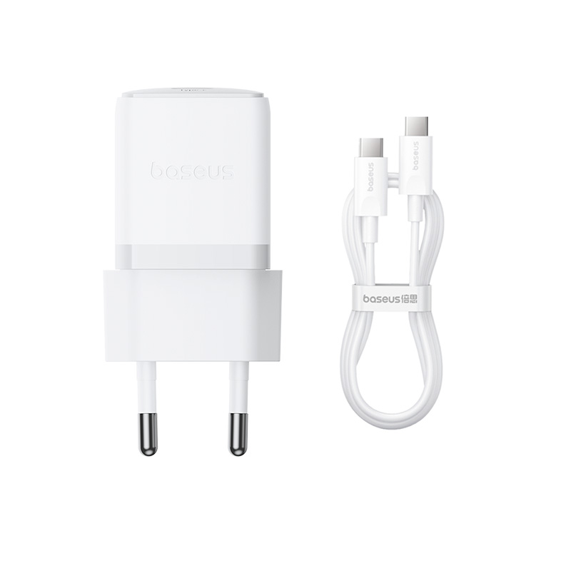 Мережевий зарядний пристрій Baseus Palm Fast Charger 30W 30 Вт Moon White