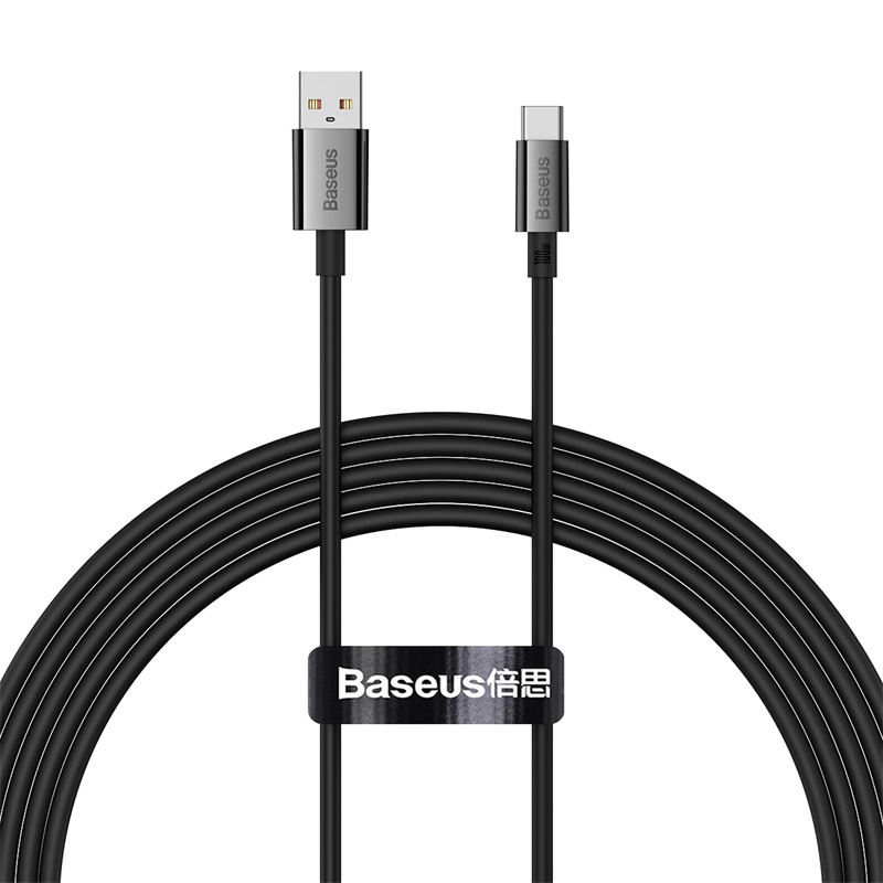 Кабель зарядний Baseus Superior Series 100W USB to Type-C 2 м Cluster Black