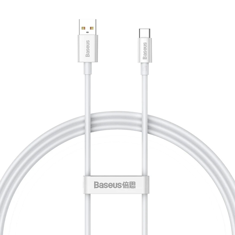 Кабель Baseus Superior Series 100W USB to Type-C Moon White
