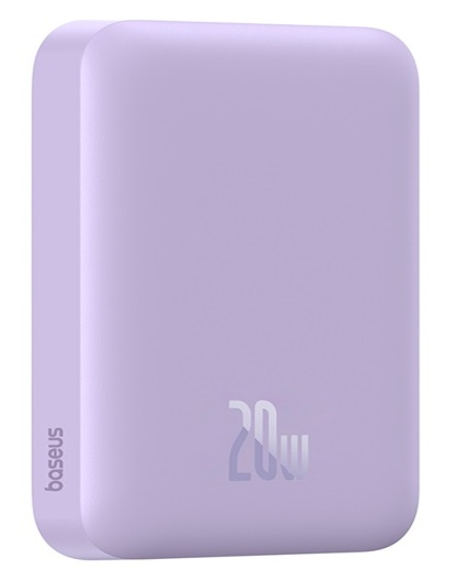 Зовнішній акумулятор Baseus Magnetic Mini Air 6000mAh 20W Фіолетовий