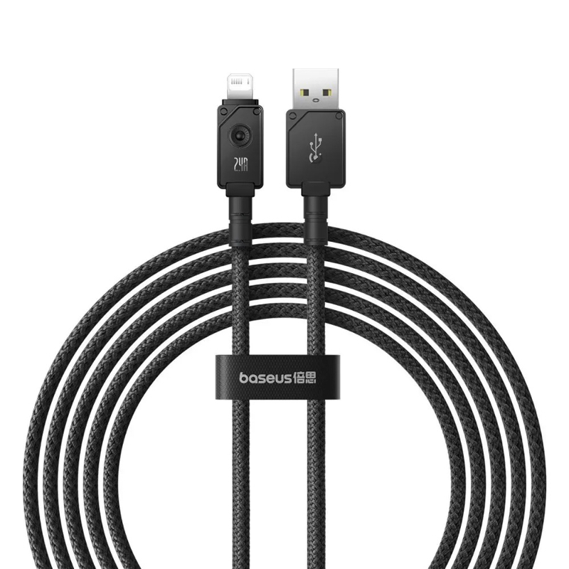 Кабель синхронізації Baseus Unbreakable Series 2.4A Чорний