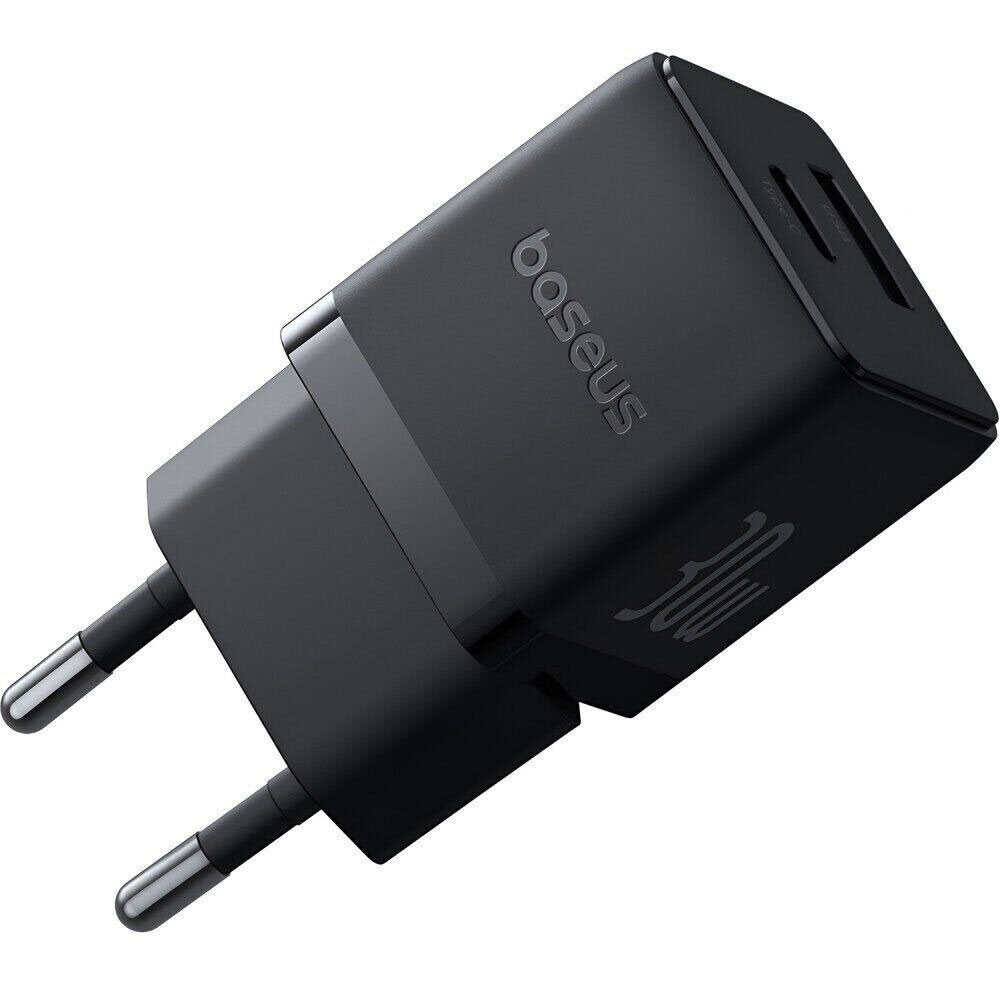 Мережевий зарядний пристрій Baseus Palm 30W C+U Чорний