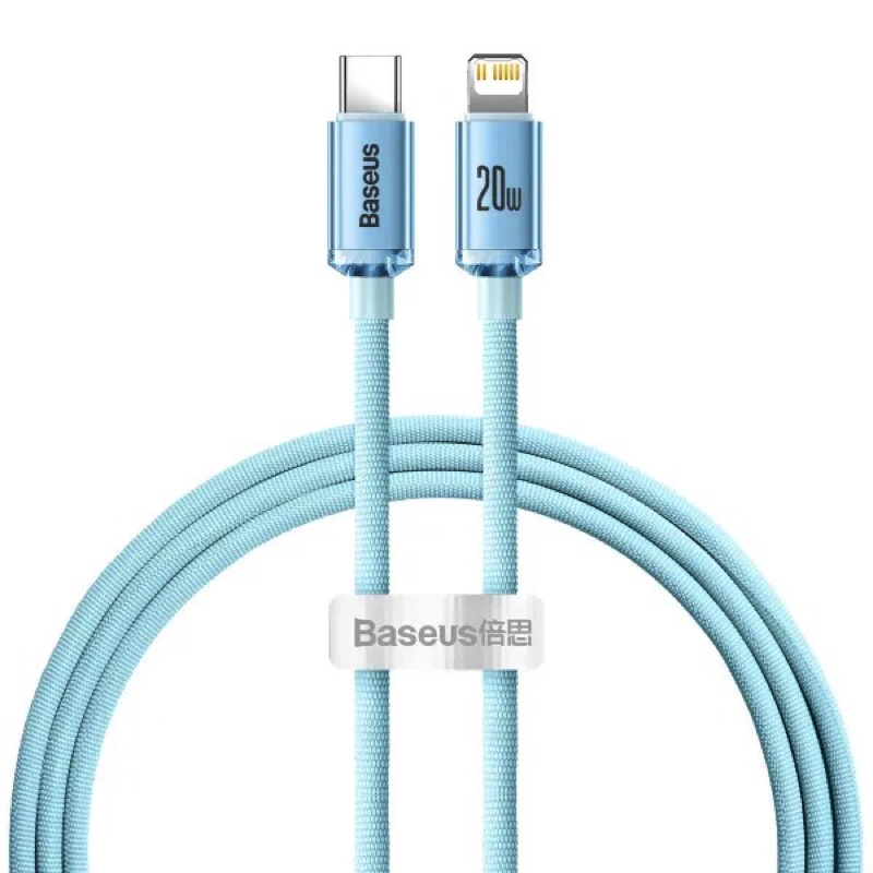Кабель Baseus Gem Fast-Charging 20W Galaxy Blue