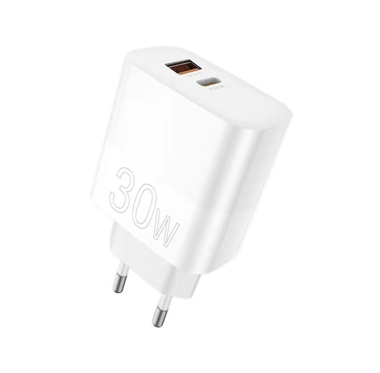 Мережевий зарядний пристрій WUW C208 30W PD USB-C + USB QC3.0 Білий